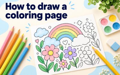 How to Draw a Coloring Page: Easy Step-by-Step Guide for Beginners